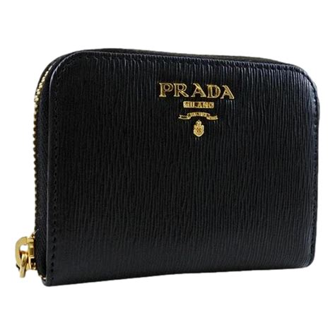 prada zip around coin purse vitello chrome|Prada Coin Purse .